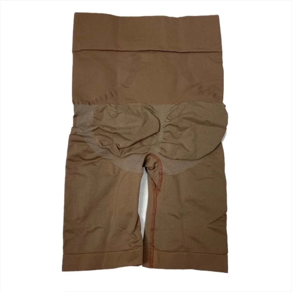 NWT CopperMe Copper Infused Push Up Shorts Shaping Girdle Tan Size L/XL